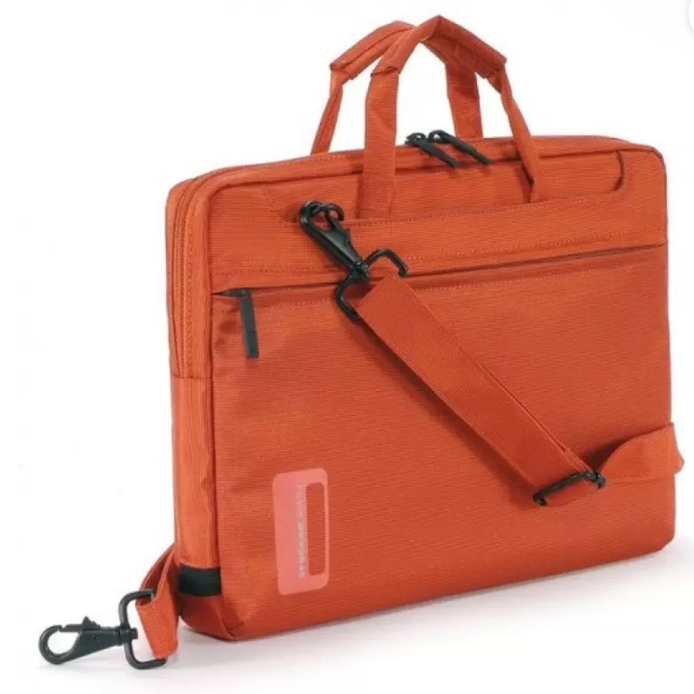 NWOT Tucano Work Out Slim Orange Laptop Bag